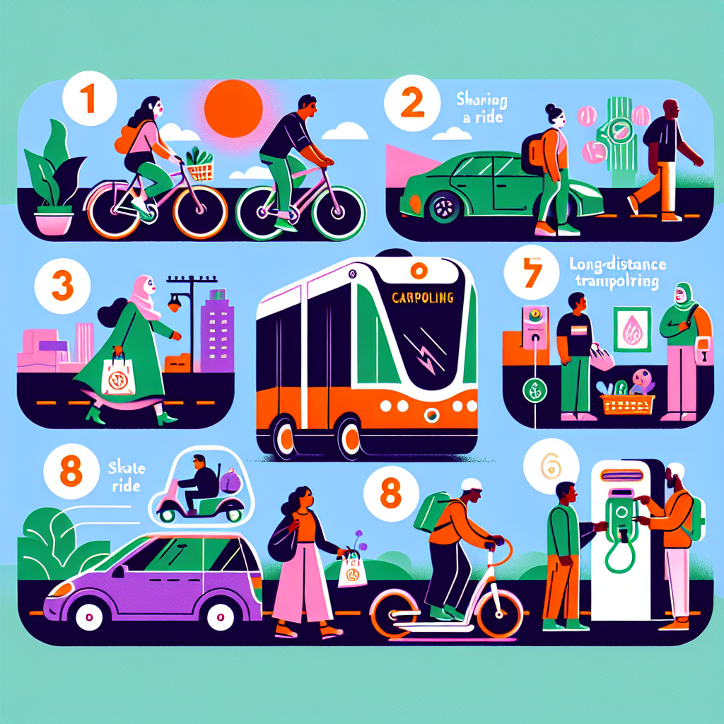 10 Tips for Reducing Your Carbon Footprint with Sustainable Transportation Choices